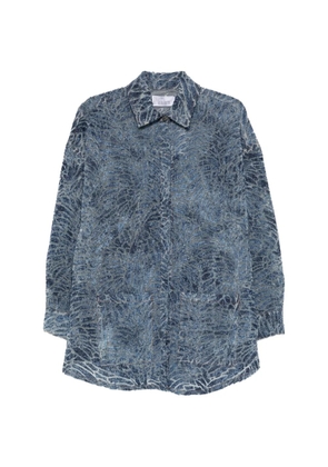 Giuseppe Di Morabito patterned shirt - Blue