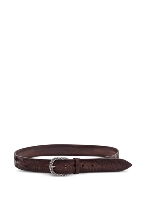 Orciani Blade embossed belt - Brown