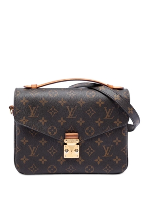 Louis Vuitton Pre-Owned 2015 Monogram Pochette Metis satchel - Brown