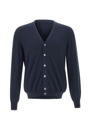Gran Sasso V-neck button cardigan - Blue
