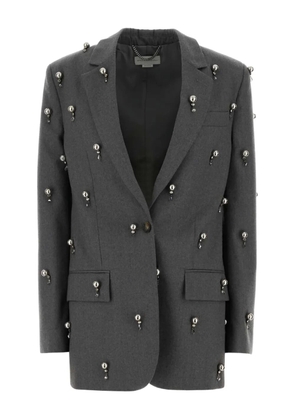Stella McCartney embellished wool blazer - Grey