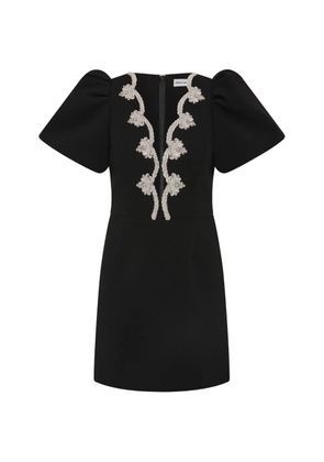 Rebecca Vallance Harlynn puff-sleeve mini dress - Black