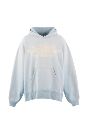 SAINT MXXXXXX graphic hoodie - Blue