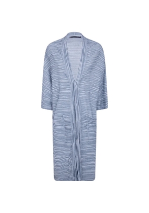 PierAntonioGaspari pleated cardigan - Blue