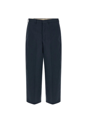 PT Torino straight leg pleat trousers - Blue