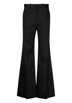 Chloé flared silk trousers - Black