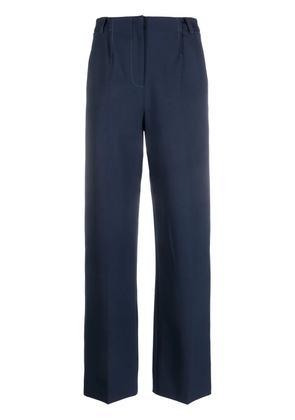 Patrizia Pepe Essential straight-leg trousers - Blue