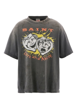 SAINT MXXXXXX crew-neck cotton T-shirt - Black