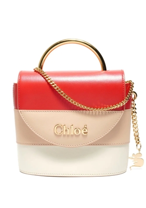 Chloé Pre-Owned 2010-2020s Aby Lock tote bag - Red