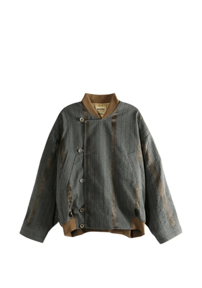 Uma Wang Jovan striped jacket - Grey