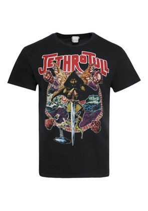 MadeWorn Jethro Tull-graphic cotton T-shirt - Black