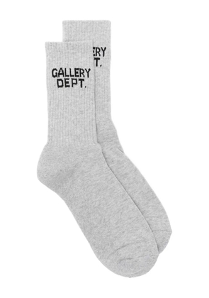 GALLERY DEPT. logo-embroidered socks - Grey