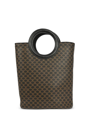 Celine Pre-Owned 1990-2000 macadam handle tote bag - Black