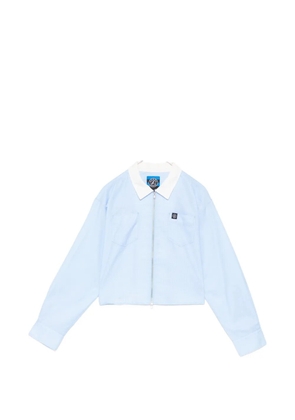 SPORT b. by agnès b. CHECKER ZIP SHIRT - Blue