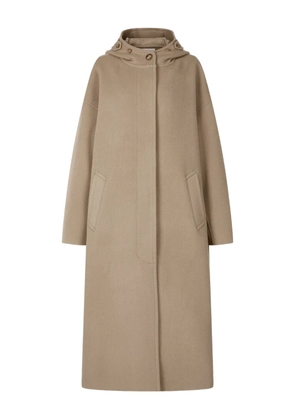 TOMBOY hooded wool coat - Neutrals