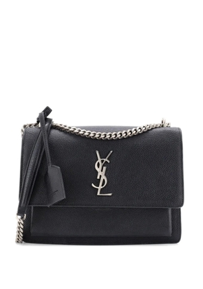 Saint Laurent Pre-Owned Sunset Leather Medium crossbody bag - Black