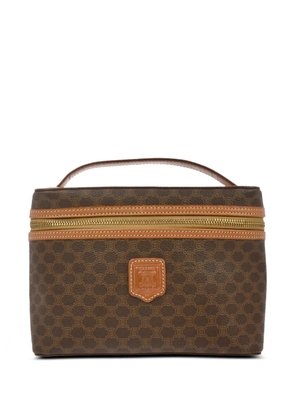 Celine Pre-Owned 1990-2000 macadam vanity bag - Brown