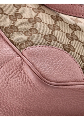 Gucci Pre-Owned Bree Convertible Tote GG Canvas with Leather Small crossbody bag - Brown