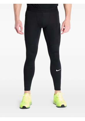 Nike logo-print leggings - Black
