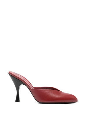 HERBERT LEVINE Sitting Pretty cone-heel mules - Red
