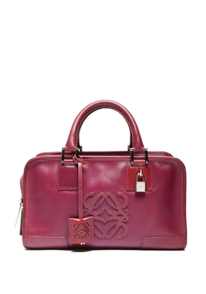Loewe Pre-Owned 2000s 28 Amazona leather handbag - Purple
