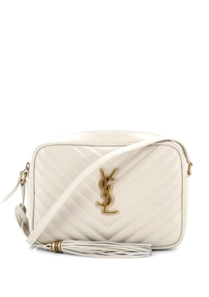 Saint Laurent Pre-Owned Lou Camera Bag Matelasse Chevron Leather Small crossbody bag - Neutrals
