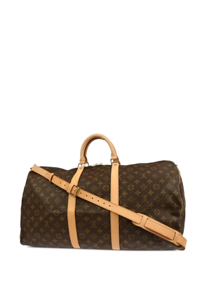 Louis Vuitton Pre-Owned 1999 55 Keepall Bandouliere monogram-canvas tote bag - Brown