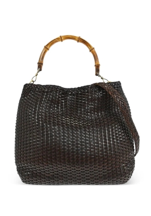 Gucci Pre-Owned 1990-2000s woven bamboo handbag - Brown