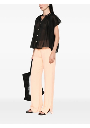 Forte Forte elastic-waist trousers - Orange