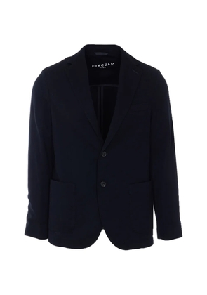 Circolo 1901 single breasted pockets jacket - Black