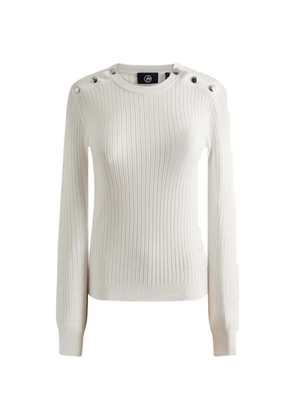 Fusalp button-shoulder sweater - Neutrals