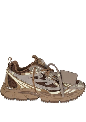 Off-White lace-up sneakers - Brown