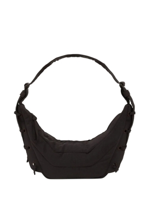 LEMAIRE Soft Game quilted lace-up small shoulder bag - Brown
