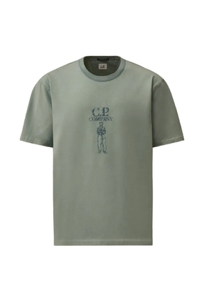 C.P. Company logo graphic T-shirt - Green