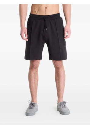 HUGO drawstring-fastening panelled shorts - Black