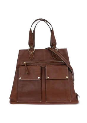 Bvlgari Pre-Owned 1990-2000s two-way leather handbag - Brown