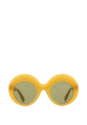 AUDE HEROUARD Michèle round-frame sunglasses - Yellow