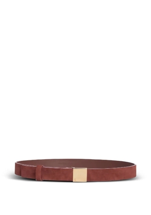 Alberta Ferretti square-buckle belt - Brown