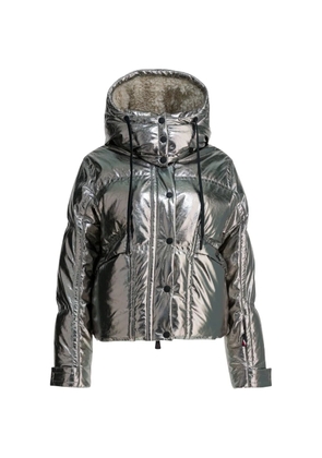 Moncler Grenoble hooded puffer jacket - Silver