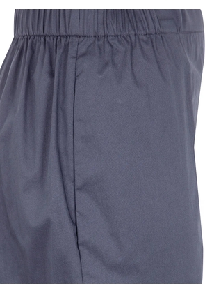 Liviana Conti turn-up tailored trousers - Blue