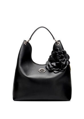 Philipp Plein flower shoulder bag - Black
