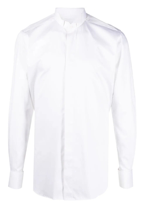 Xacus long-sleeve cotton shirt - White