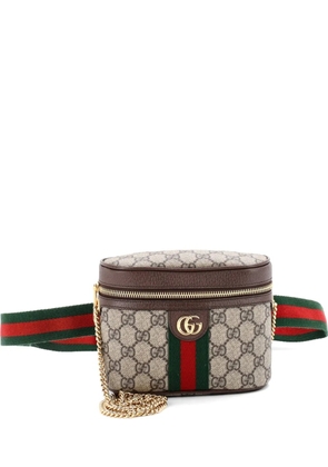 Gucci Pre-Owned Ophidia Chain GG Coated Canvas Small belt bag - Brown