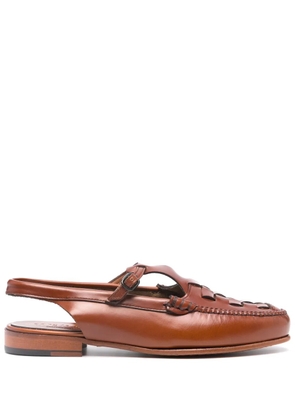 Hereu Roqueta leather slippers - Brown