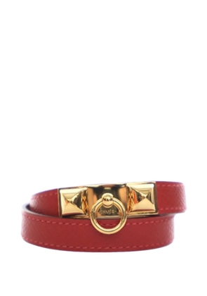 Hermès Pre-Owned 2015 Epsom Rivale Double Tour Bracelet M costume bracelet - Gold