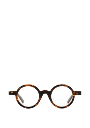 AUDE HEROUARD Raymonde round-frame glasses - Brown