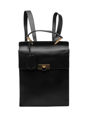 Balenciaga Pre-Owned 2010-2025 Leather Le Dix Cartable backpack - Black
