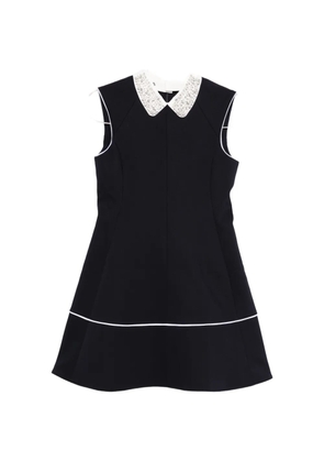 Maje embellished-collar mini dress - Blue