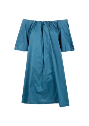 Liviana Conti off-shoulder mini dress - Blue