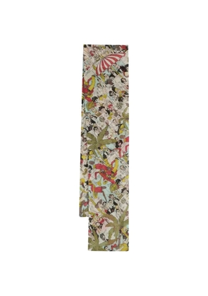 John Galliano Pre-Owned multicoloured print scarf - Neutrals